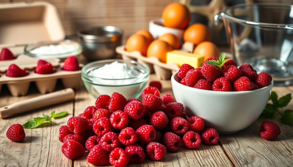 Raspberry Cupcake Ingredients