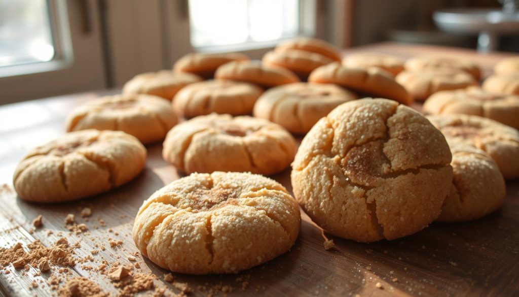homemade snickerdoodle cookies