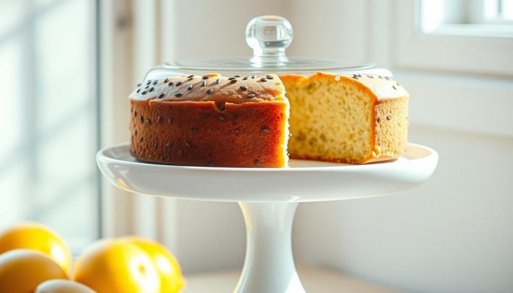 lemon poppy seed cake storage