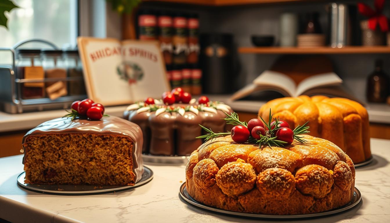 christmas cake, holiday cake, spiced cake recipe